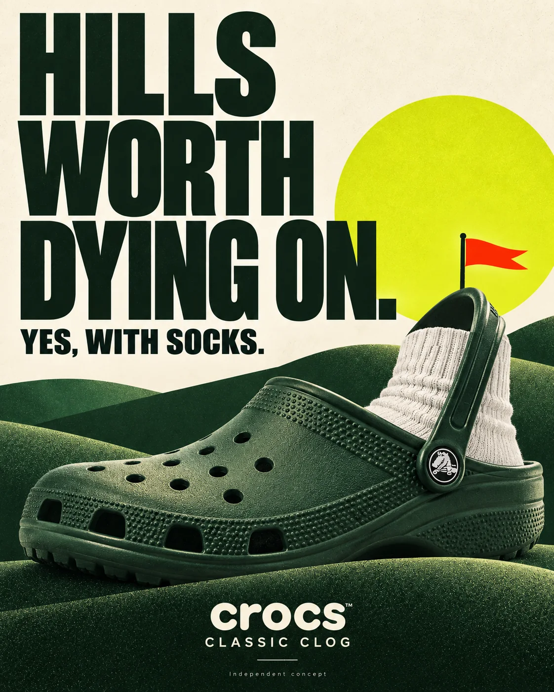 Hills Worth Dying On., Poster for Crocs
