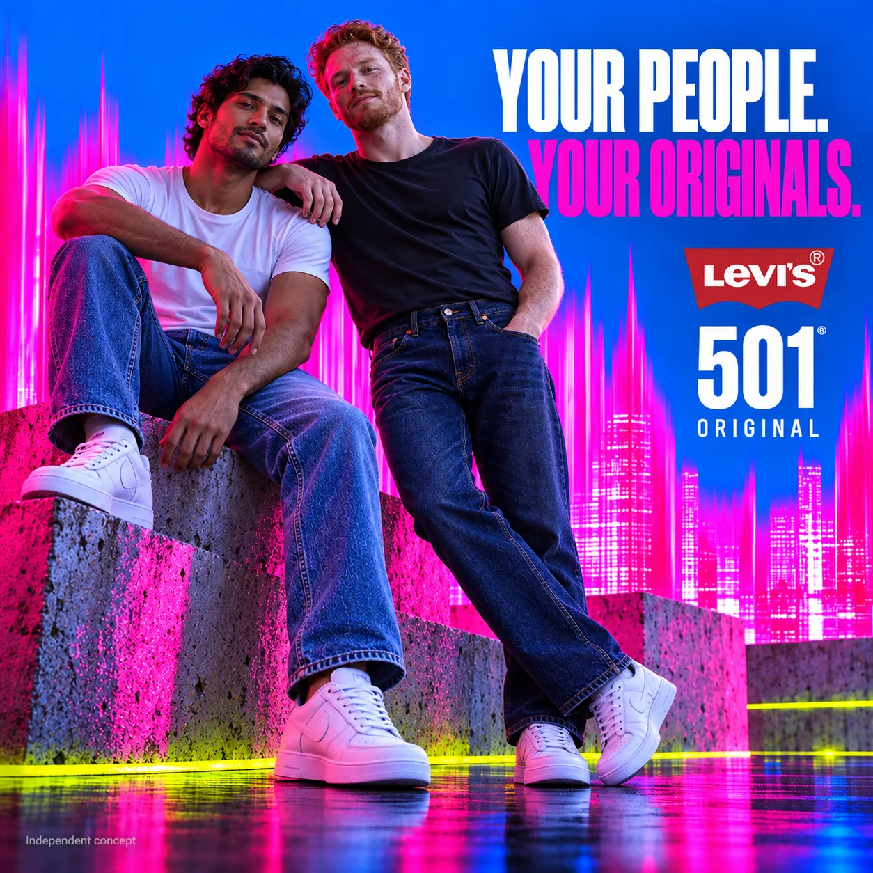 Your People. Your Originals., Social / print ad for Levi's