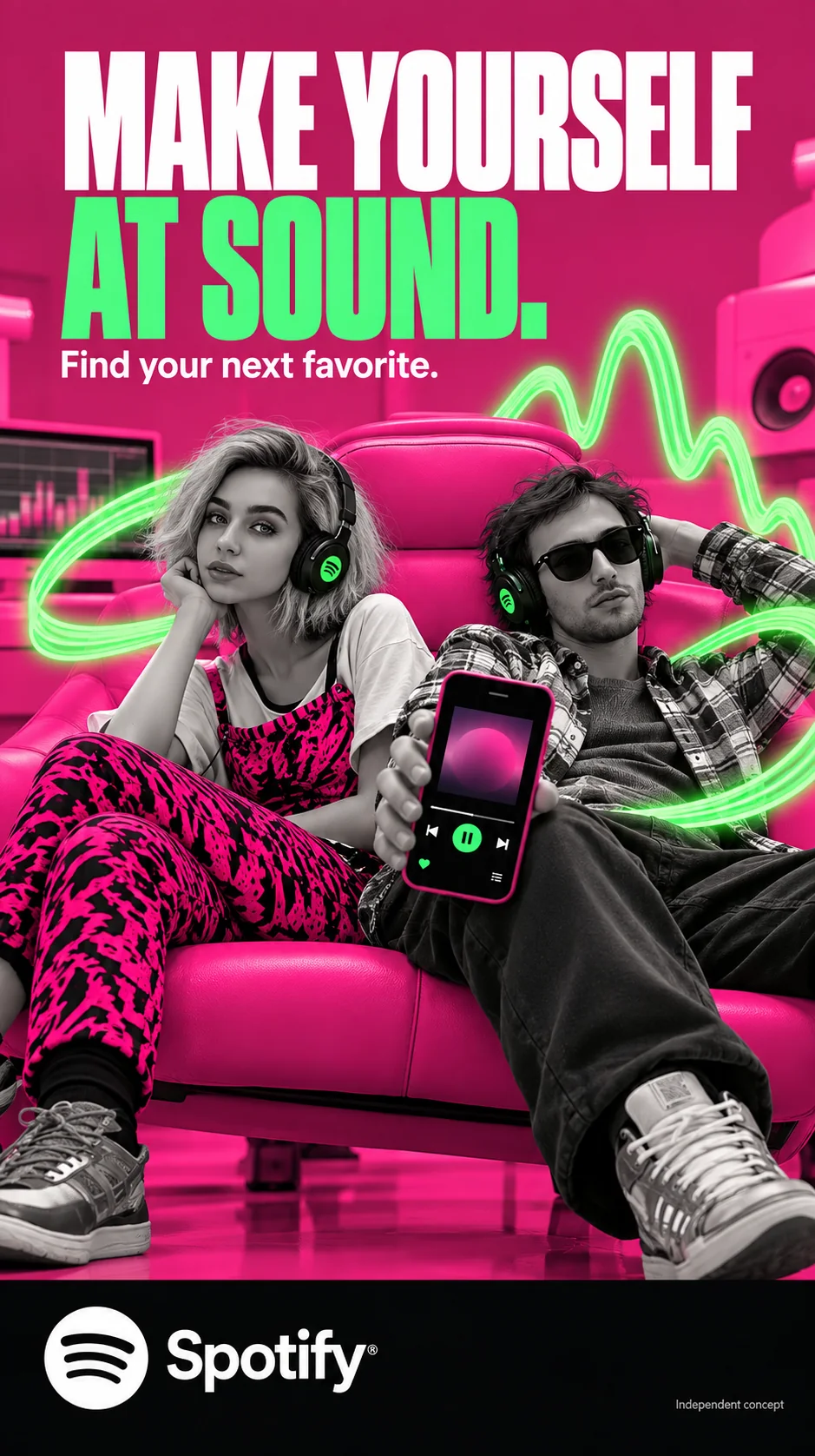 Make Yourself at Sound, Vertical poster / social for Spotify