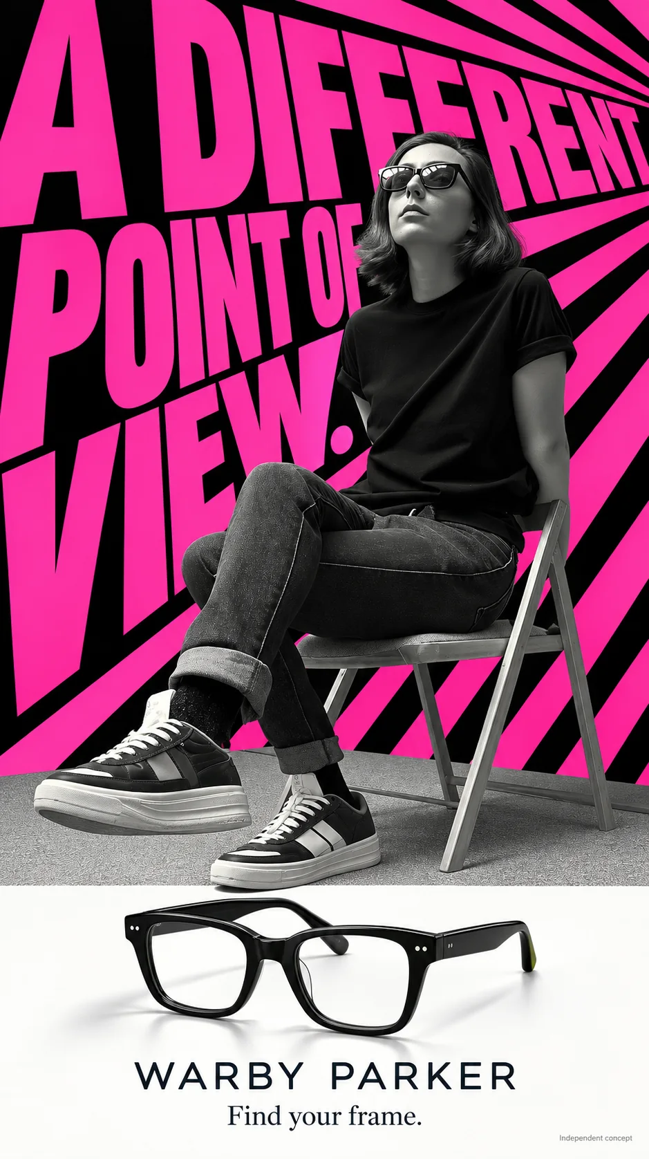 A Different Point of View, Vertical poster / social for Warby Parker