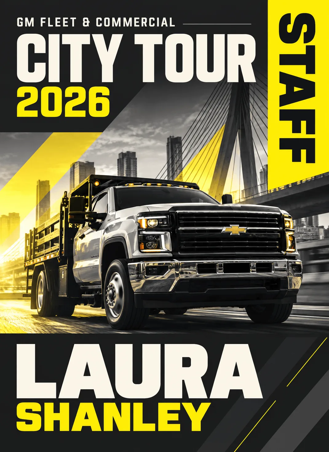 Staff credential — GM Fleet & Commercial · City Tour