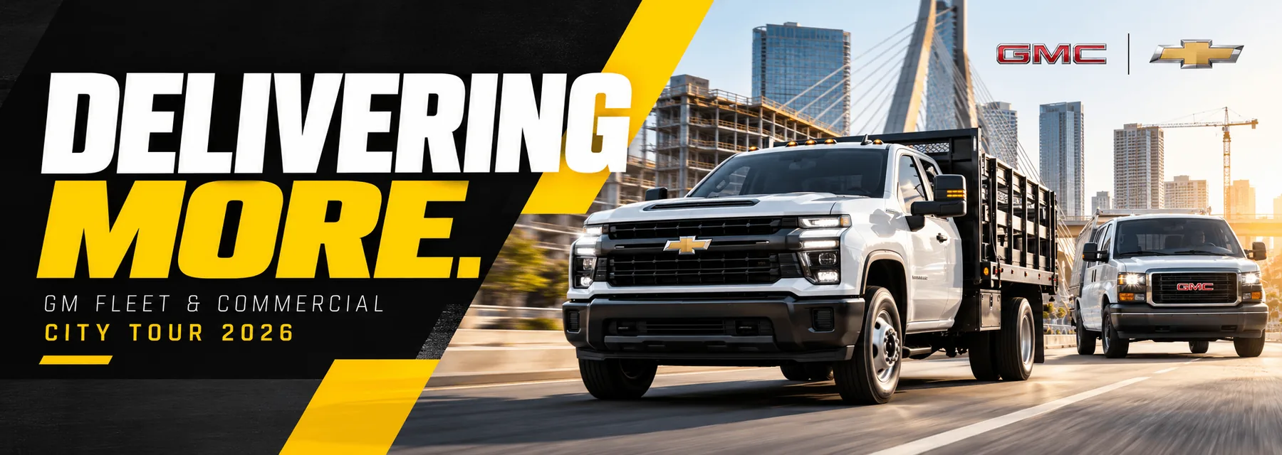 Delivering more. — GM Fleet & Commercial · City Tour