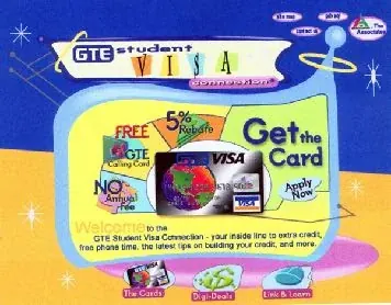 Original GTE Student Visa website homepage, archive screenshot
